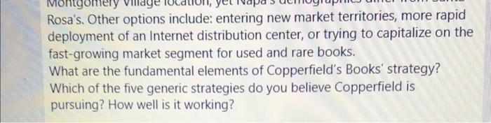 Copperfield's Books operated six retail