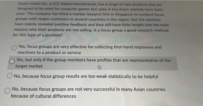 Smart-vision Inc., a U.S.-based manufacturer, has