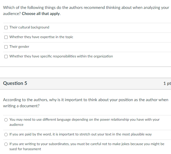 Which of the following things do the authors