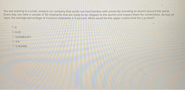 You are working in a small, student-run company