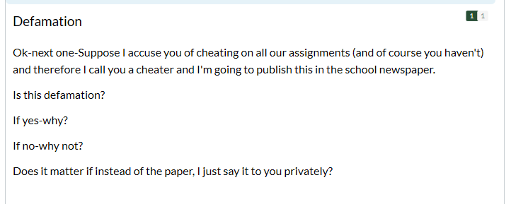 Defamation Ok-next one-Suppose I accuse you of