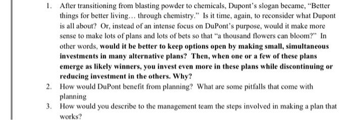 answer questions 1&2 1. After transitioning from