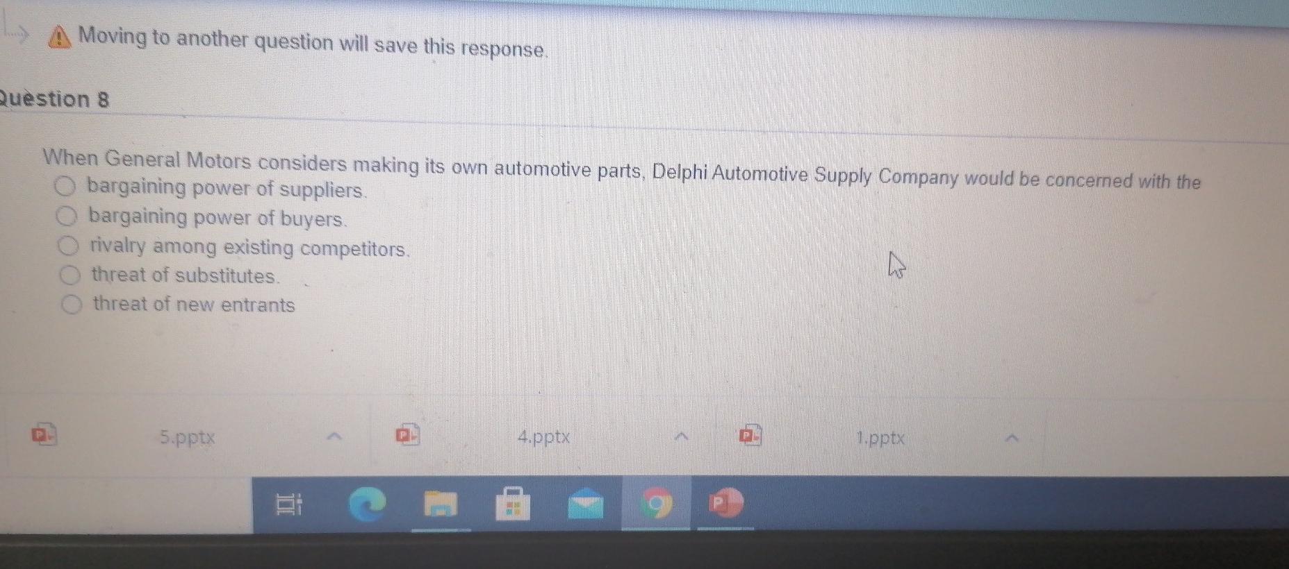 A Moving to another question will save this