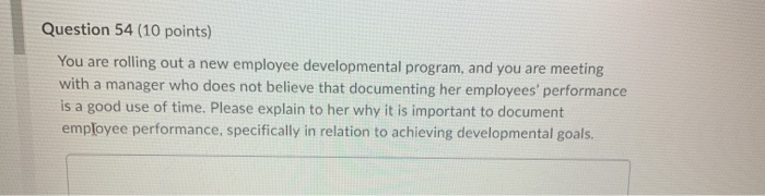 Question 54 (10 points) You are rolling out a new