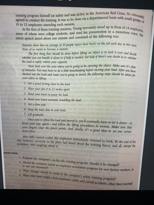 - b/% + The Safety Training Program Houghton