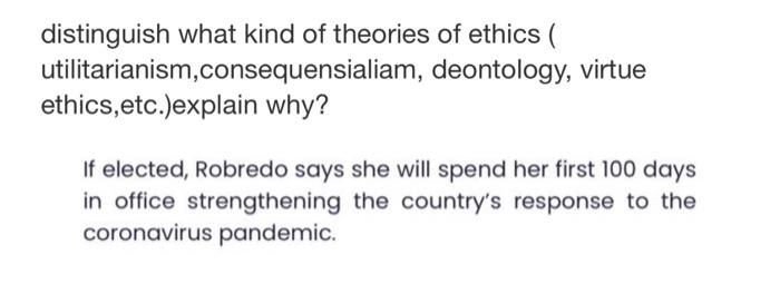 2-3 paragraphs explain distinguish what kind of