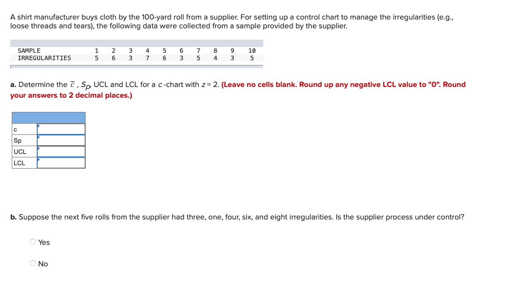 A shirt manufacturer buys cloth by the 100-yard