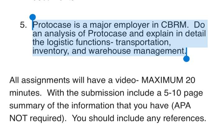 Protocase is a major employer in CBRM. Do an