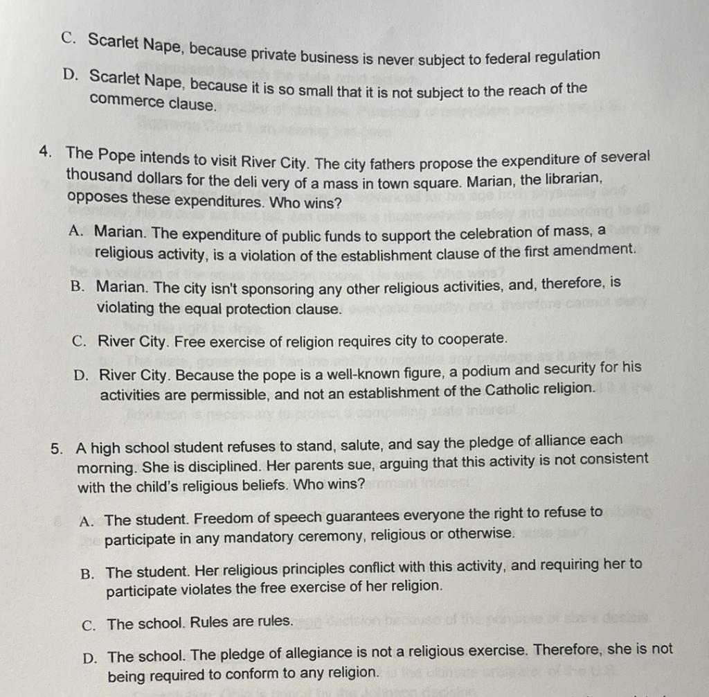 1. The City of Udonwannalivher passes a law that