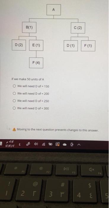 A B(1) C (2) D (2) E (1) D(1) F (1) F (4) if we