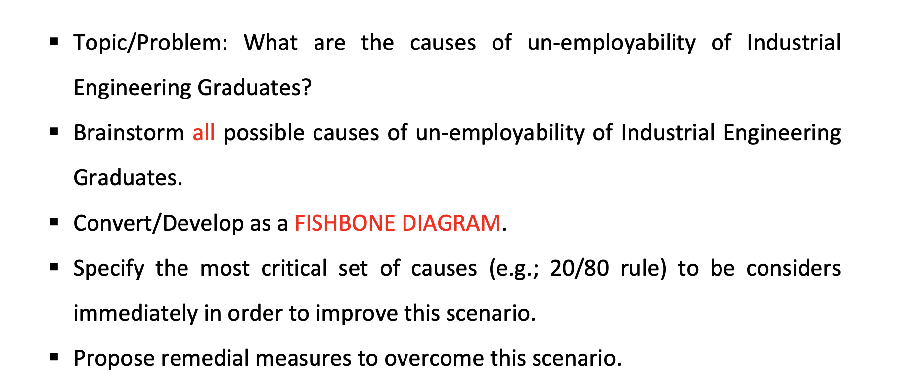 Topic/Problem: What are the causes of