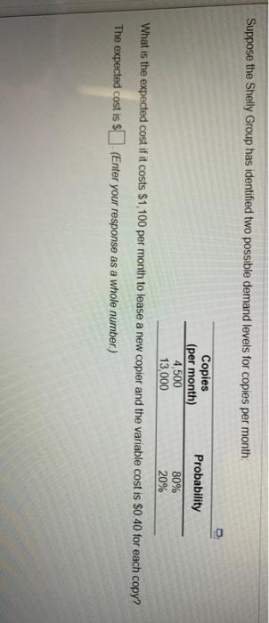 Suppose the Shelly Group has identified two