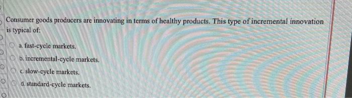 Consumer goods producers are innovating in terms