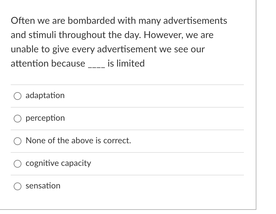 Often we are bombarded with many advertisements