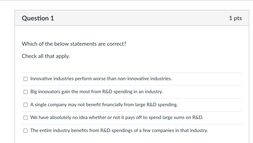 Which of the below statements are correct? Check