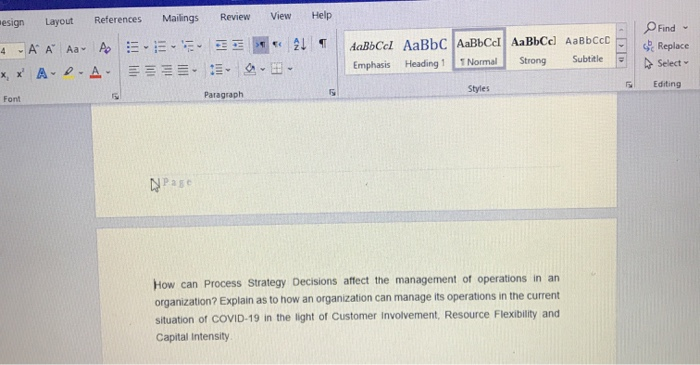 Mailings Review esign 4 ** Layout References A A