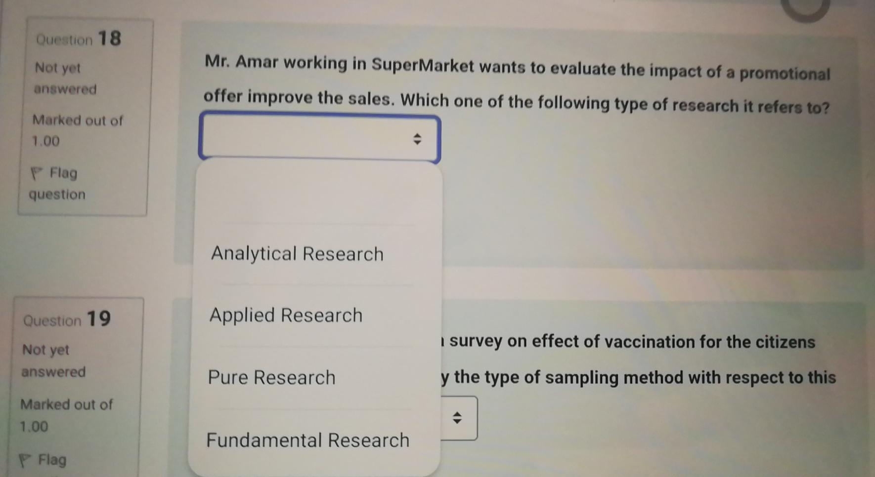 Old MathJax webview Question 17 Consider the