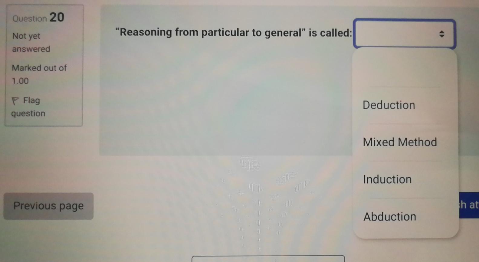 Old MathJax webview Question 17 Consider the