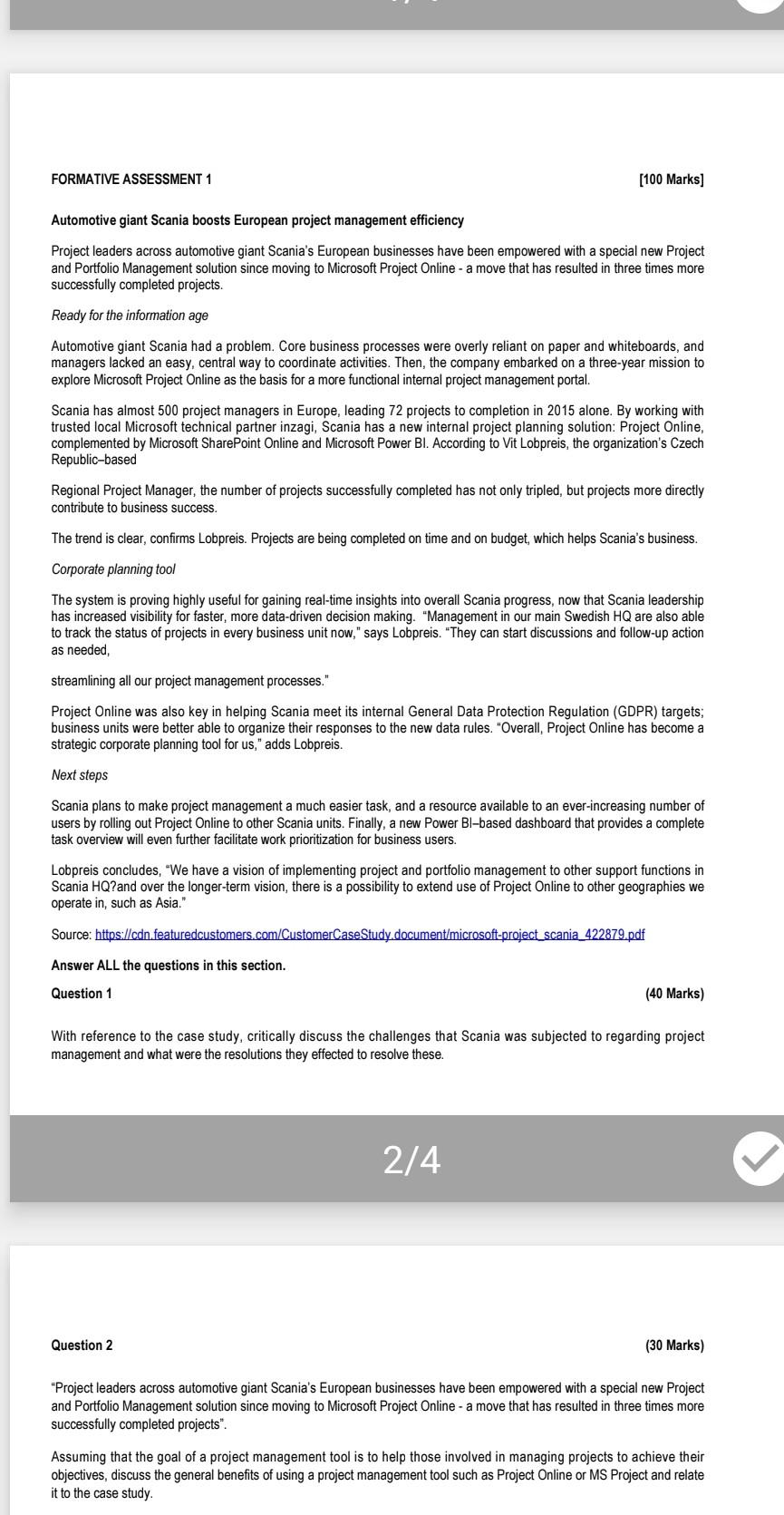 qs 2 the response must include the relevant