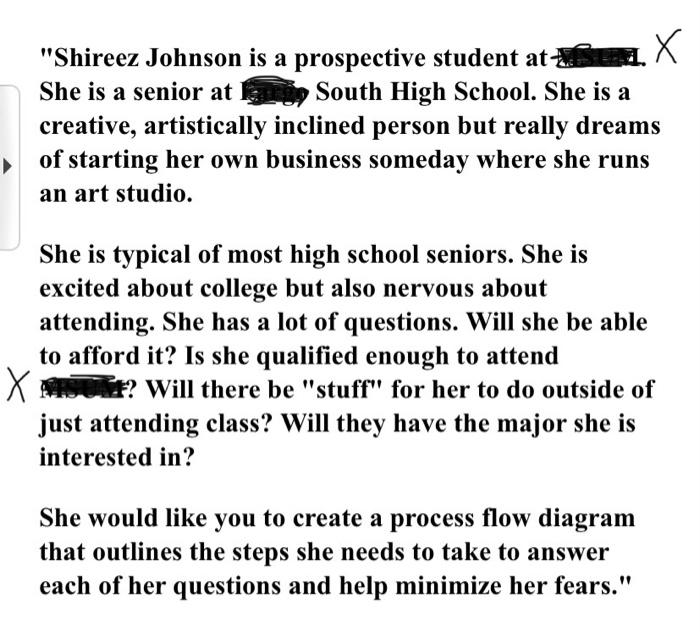 following the instructions given below give me a