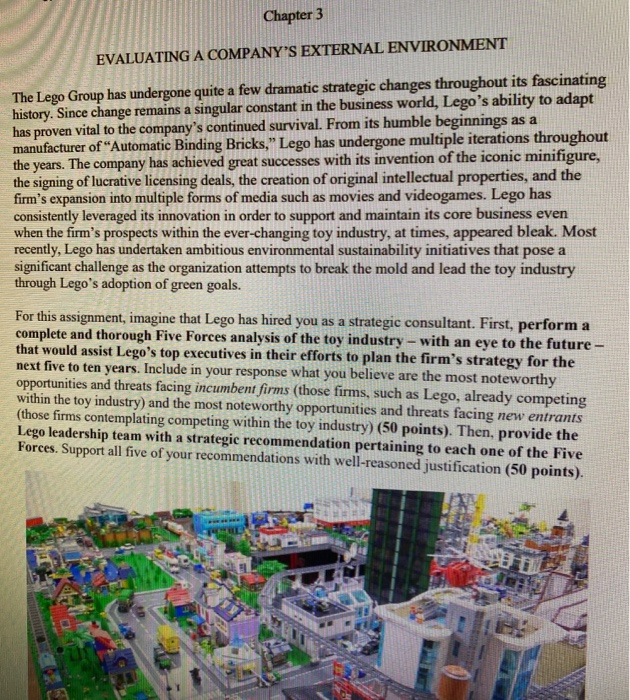 Chapter 3 EVALUATING A COMPANY'S EXTERNAL