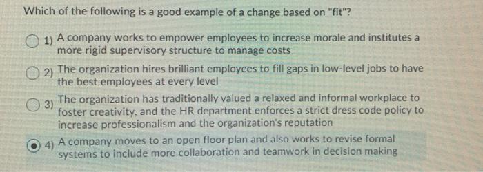 Which of the following is a good example of a