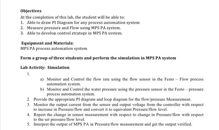 Solve bu Mathlab Objectives At the completion of