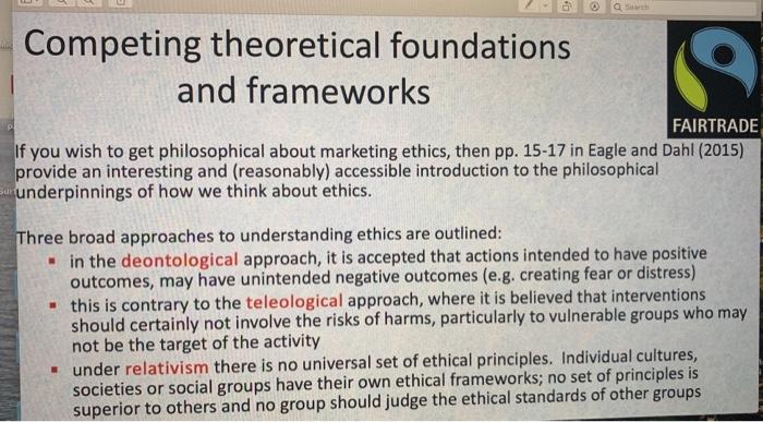 MARKETING AND SOCIETY ANSWER RELATED using the