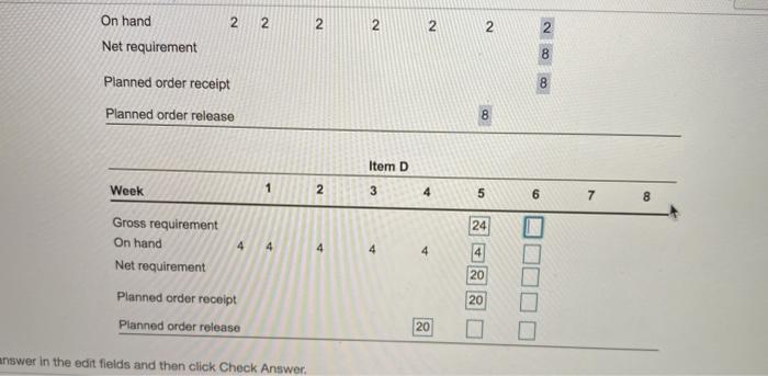 Question Help You need to schedule 10 units of
