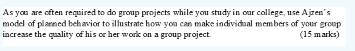 As you are often required to do group projects