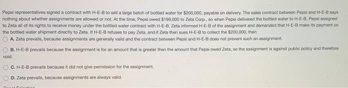 Pepsi representatives signed a contract with