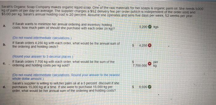 Sarah's Organic Soap Company makes organic liquid