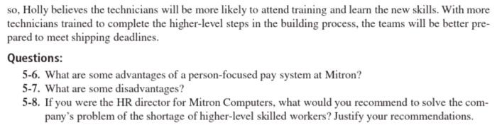 This case question subject is in Human Resource