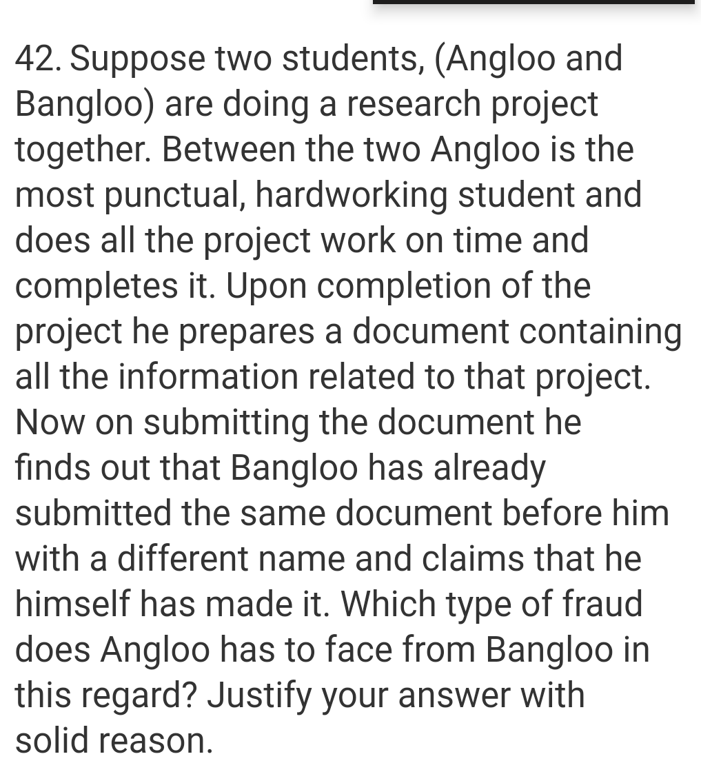 ethics and professional practices plz send me