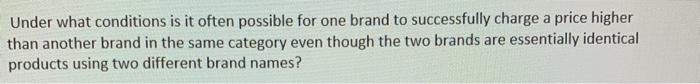 Under what conditions is it often possible for