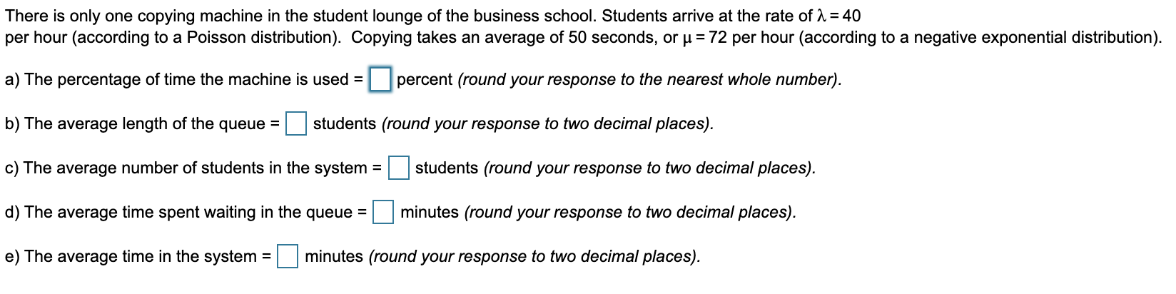 There is only one copying machine in the student
