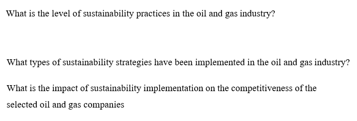 What is the level of sustainability practices in