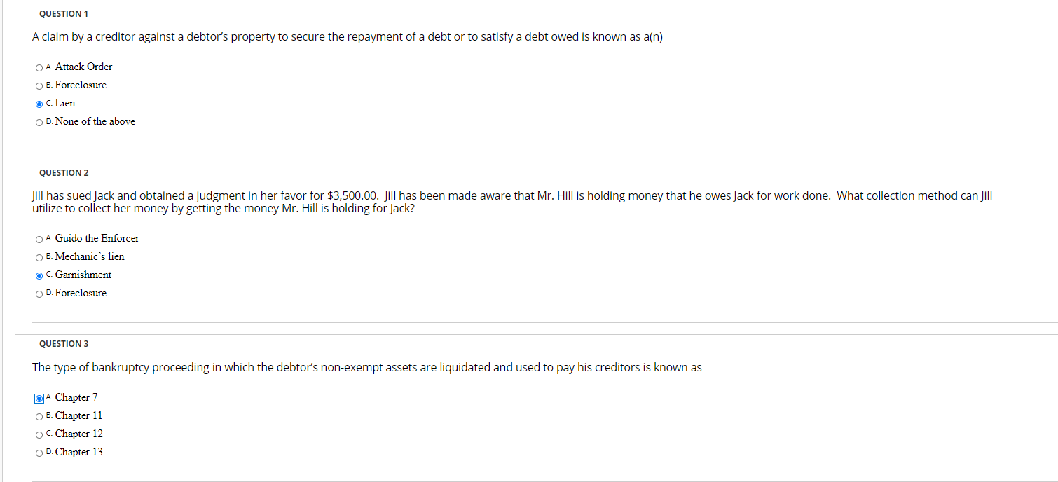 answer all parts thank you QUESTION 1 A claim by