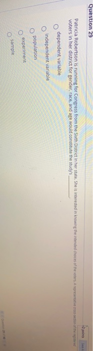 Question 30 Which of the following products is