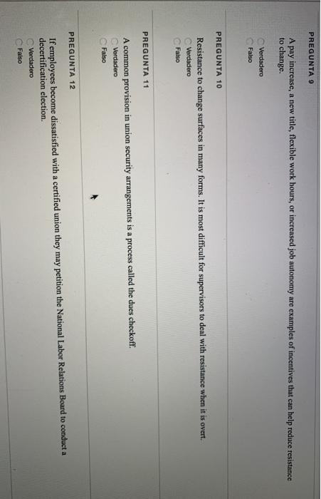 PREGUNTA 1 Negotiation is a form of compromise,