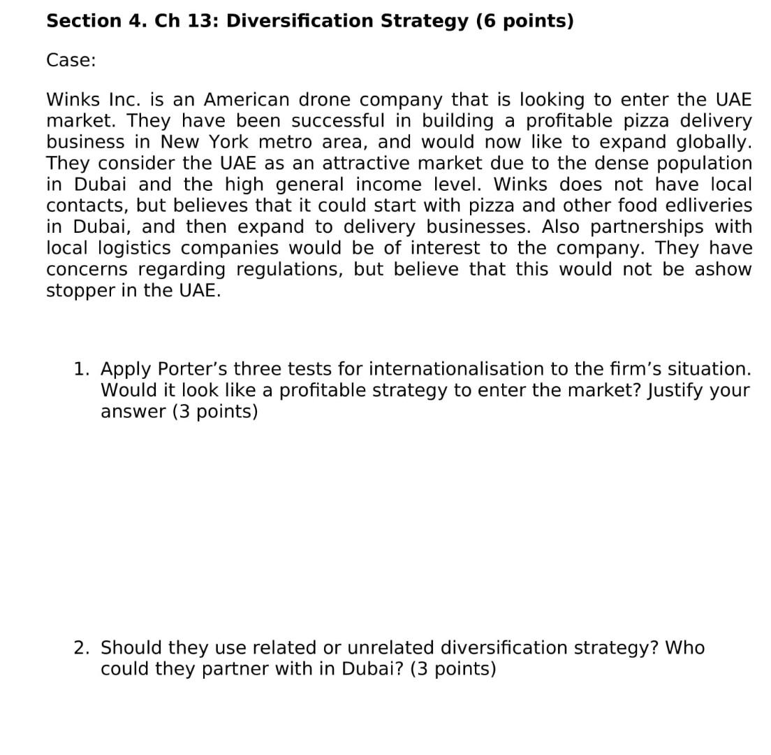 Section 4. Ch 13: Diversification Strategy (6