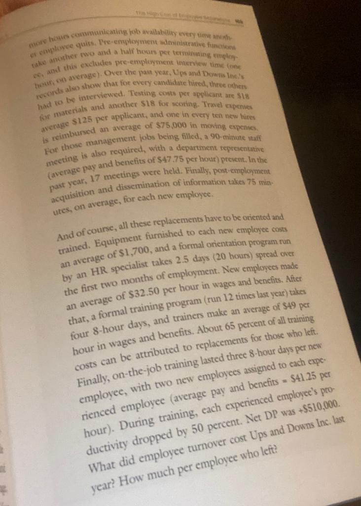 1. Ups and Downs Inc., a 4,000 employee