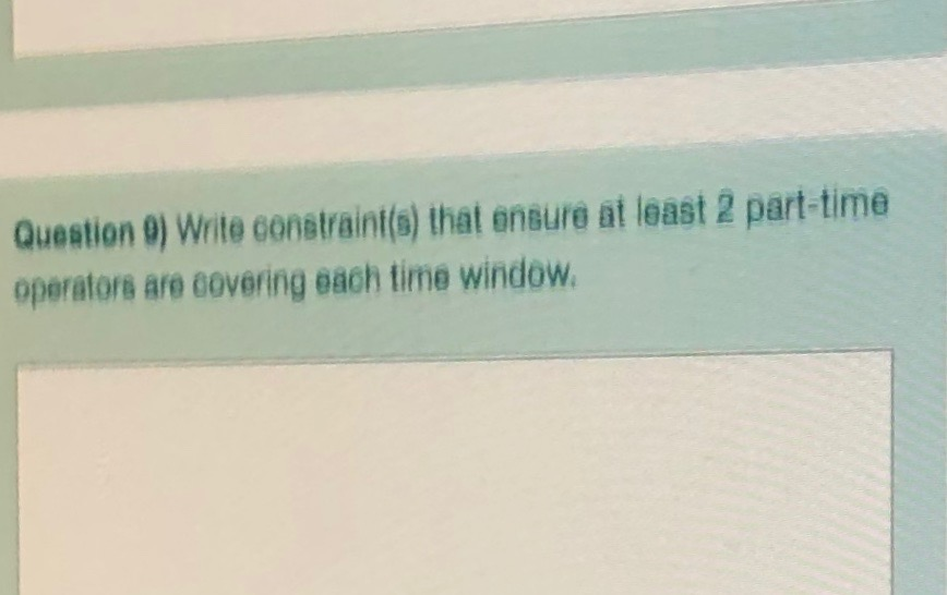 The personnel manager at a call center must
