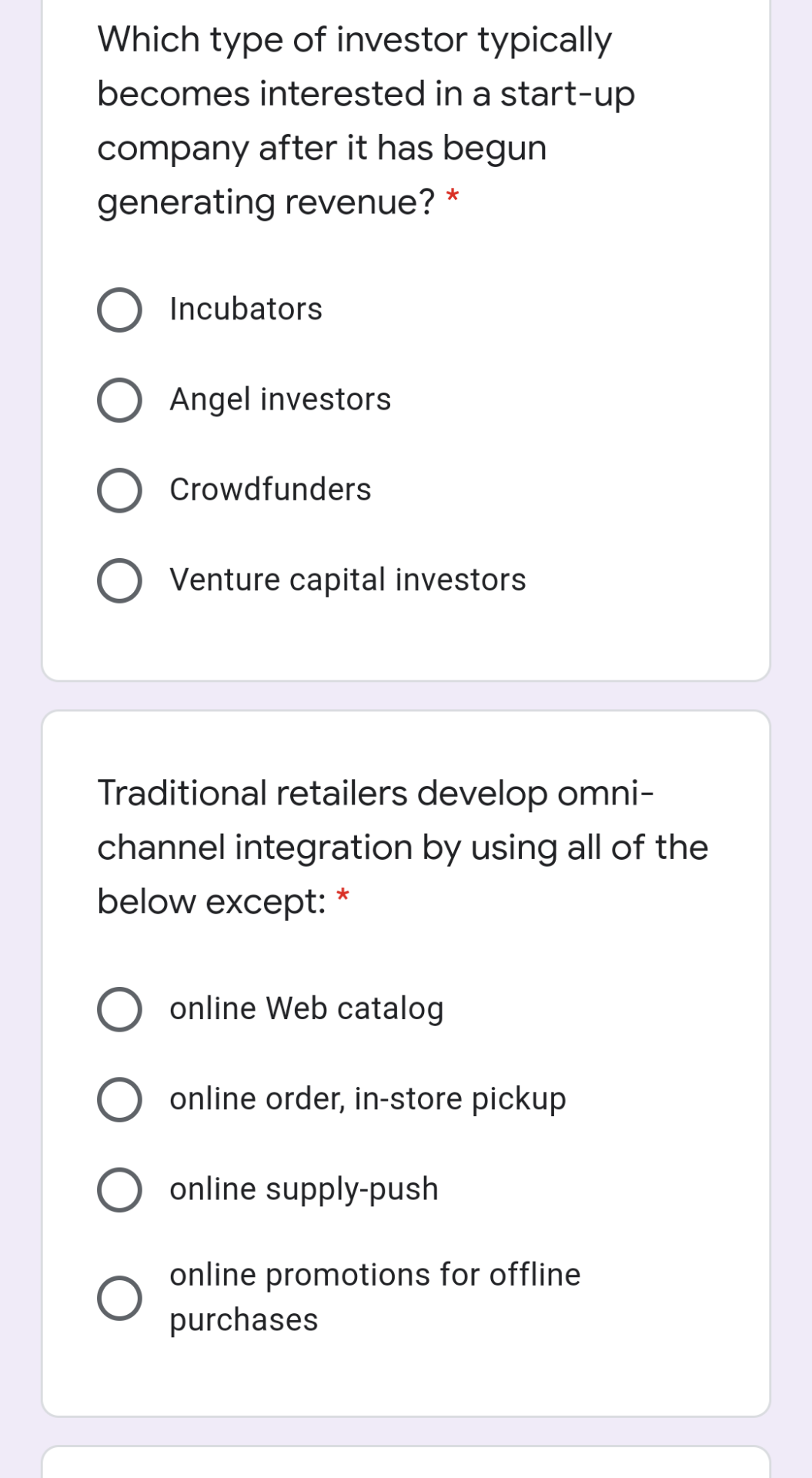 Which type of investor typically becomes