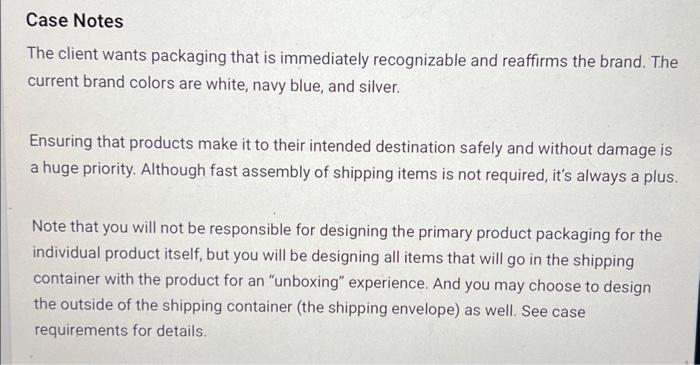 Case: Fueled Supplements Part 1 (Packaging) Case