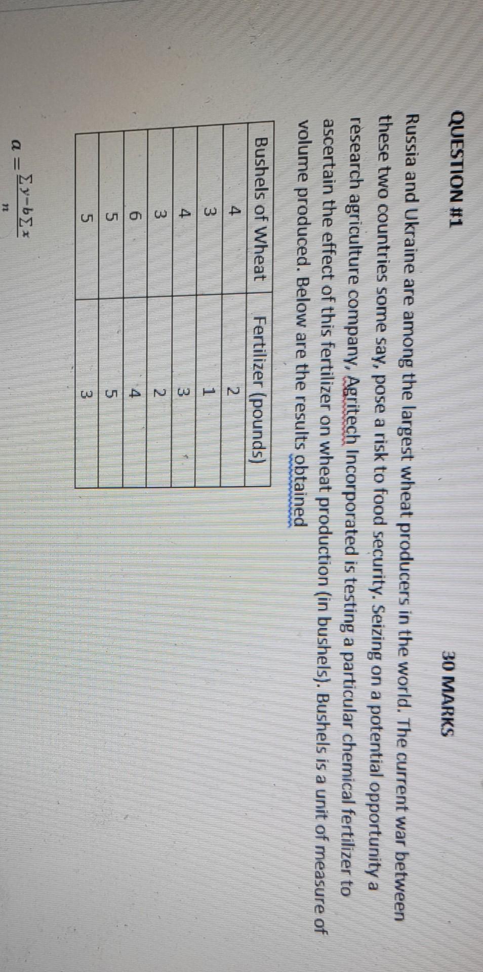 a) develope the least squares estimated