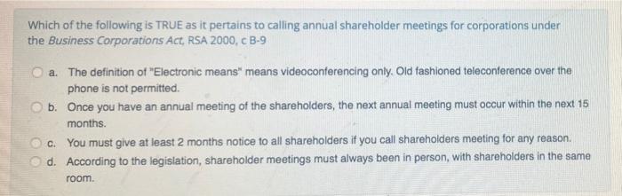 Which of the following is TRUE as it pertains to