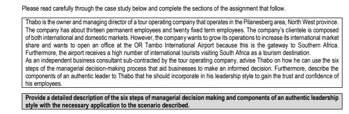 Describe the comopenets of an authentic leader to