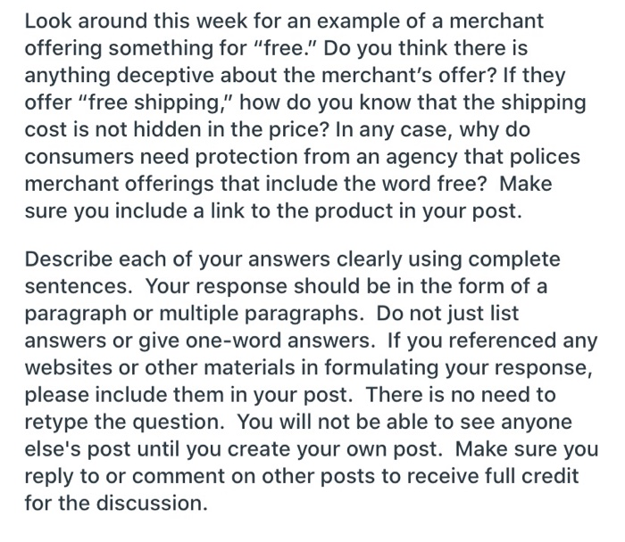 Look around this week for an example of a