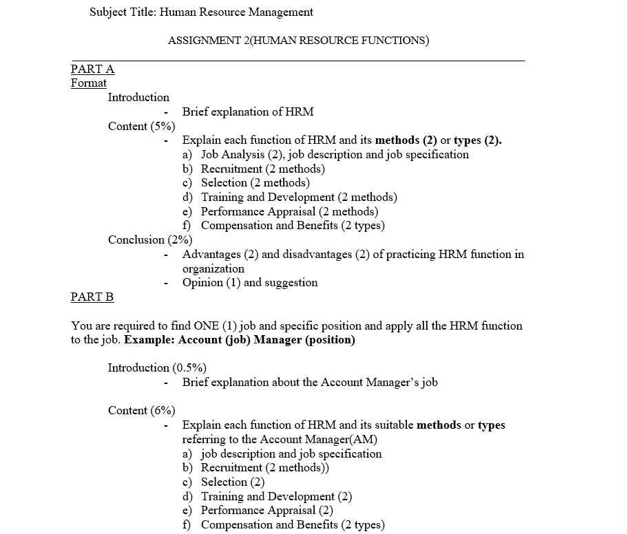 Type or paste question here Subject Title: Human